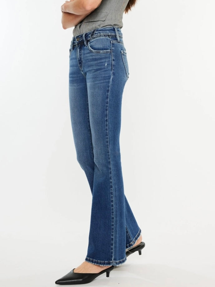 Melina Mid Rise Flare Jeans