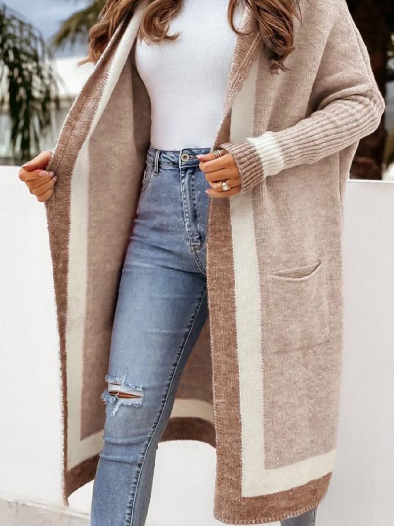 Ella Color Block Cardigan