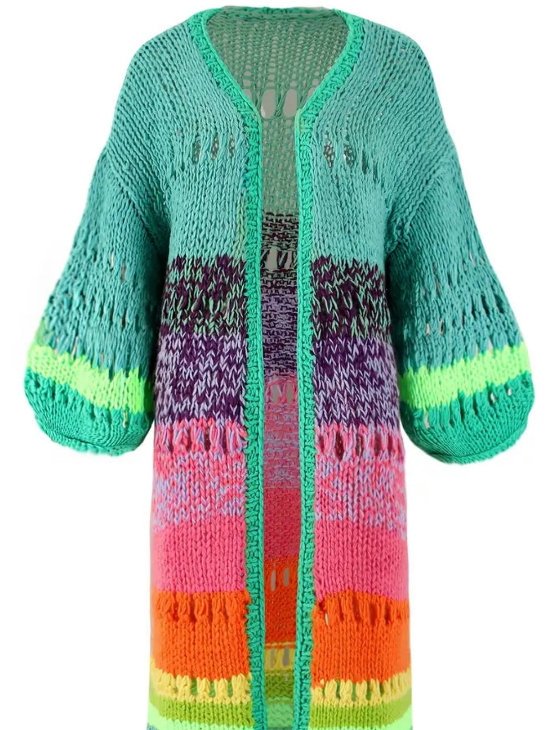 Boho Glow Knit Cardigan