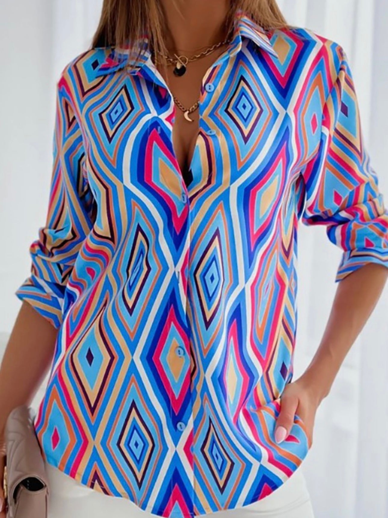 Diamond Abstract Blouse