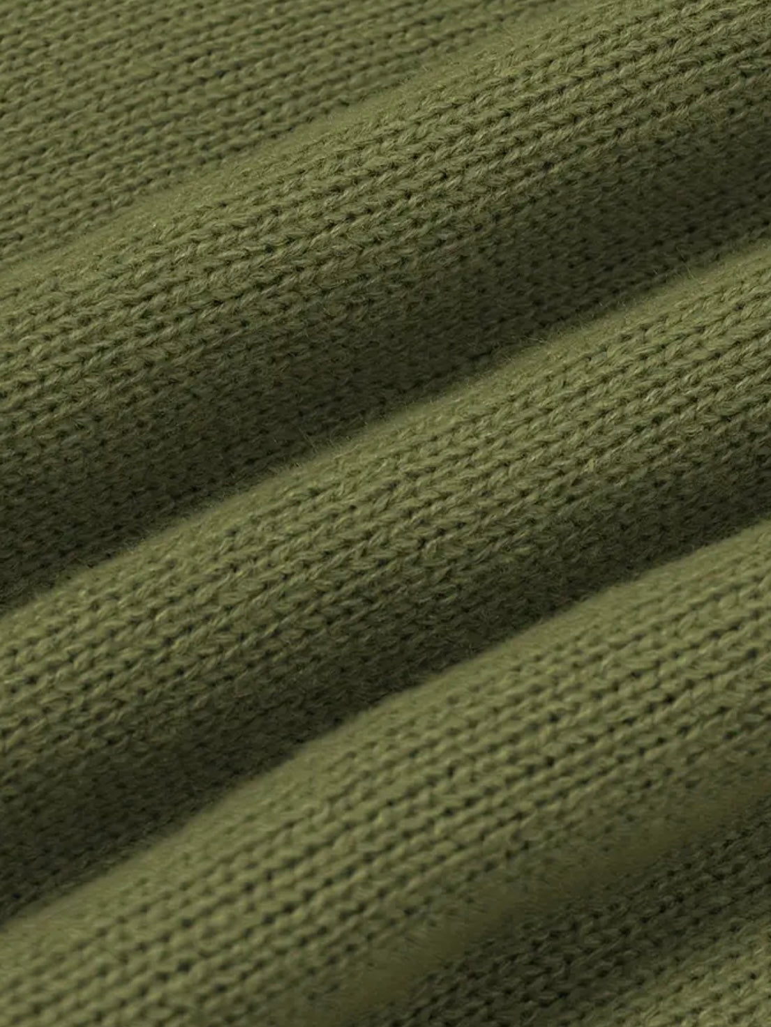 Olive Cozy Hooded Sweater