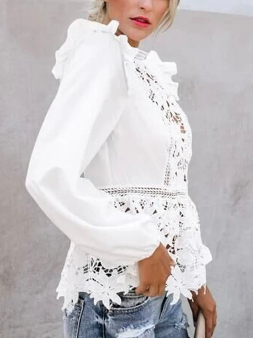 Meet In The Middle Lace Blouse