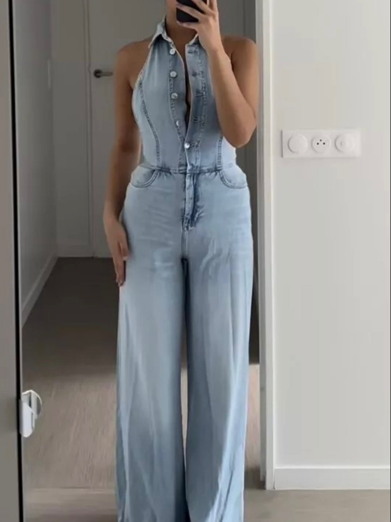 City Cool Halter Jumpsuit