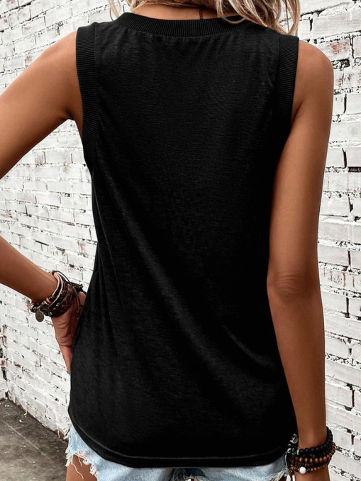 The V Neck Tank Top