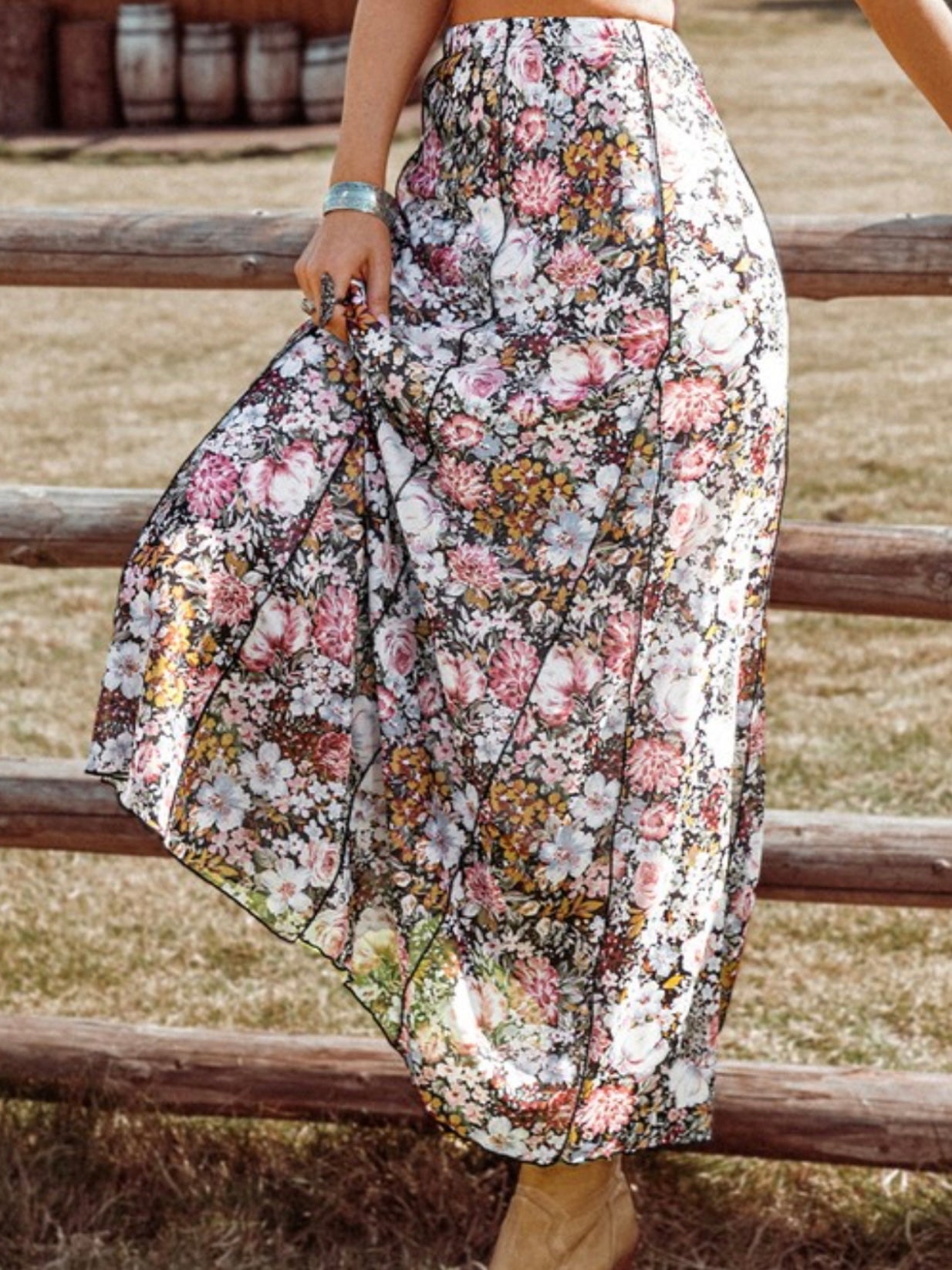 Eden Blossom Maxi Skirt