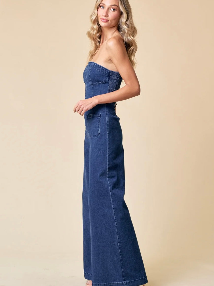 Desiree Denim Jumpsuit