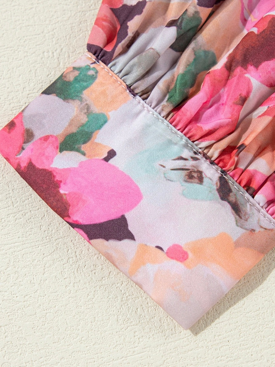 Floral Muse Ruffle Blouse
