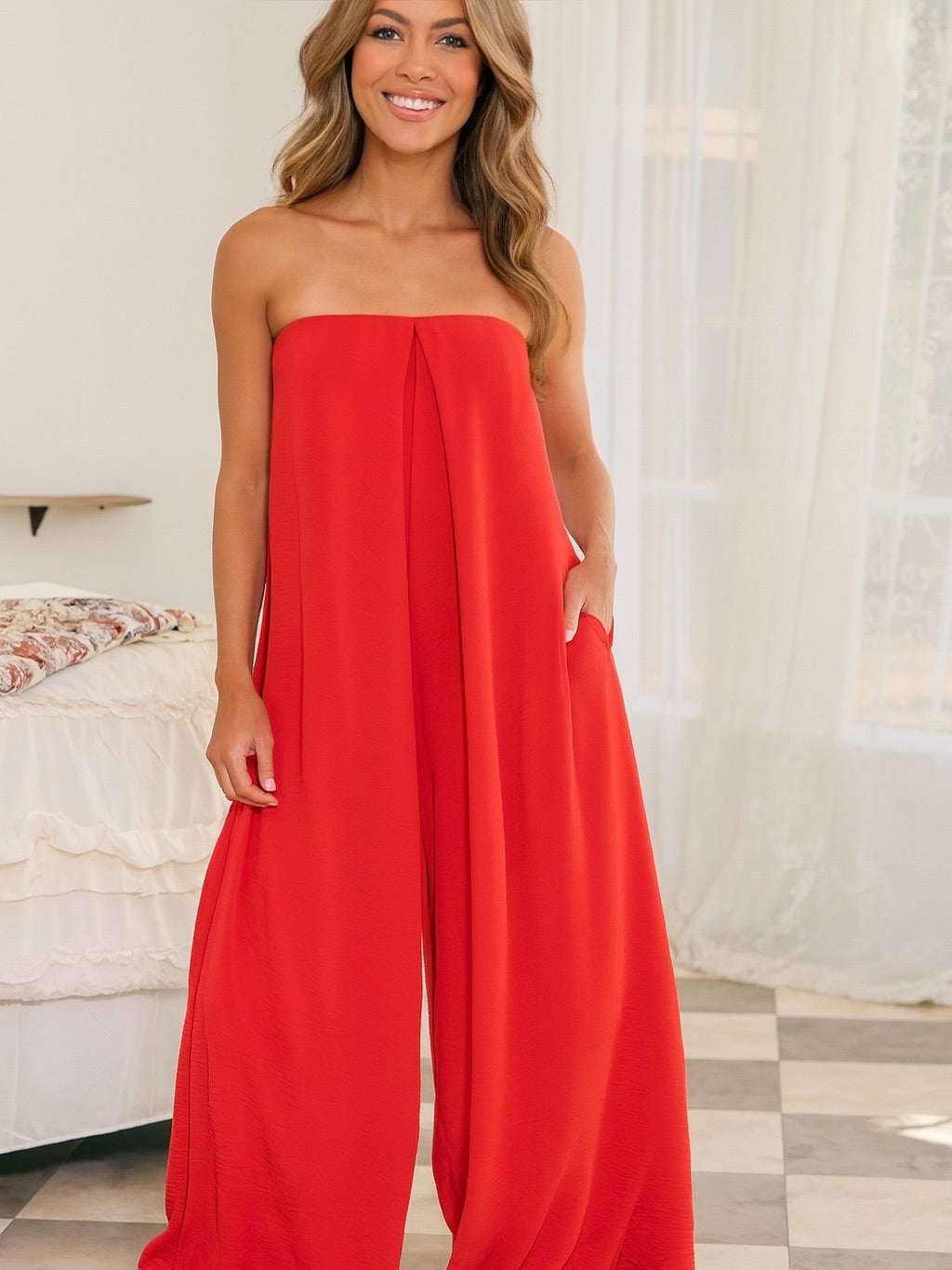 Lyric Strapless Jumpsuit