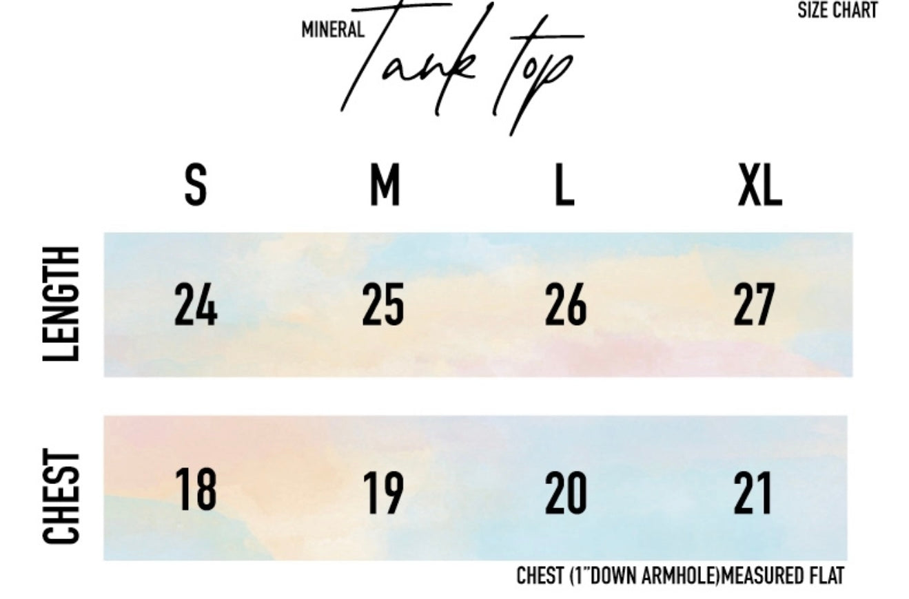 Lake Mineral Wash Tank Top