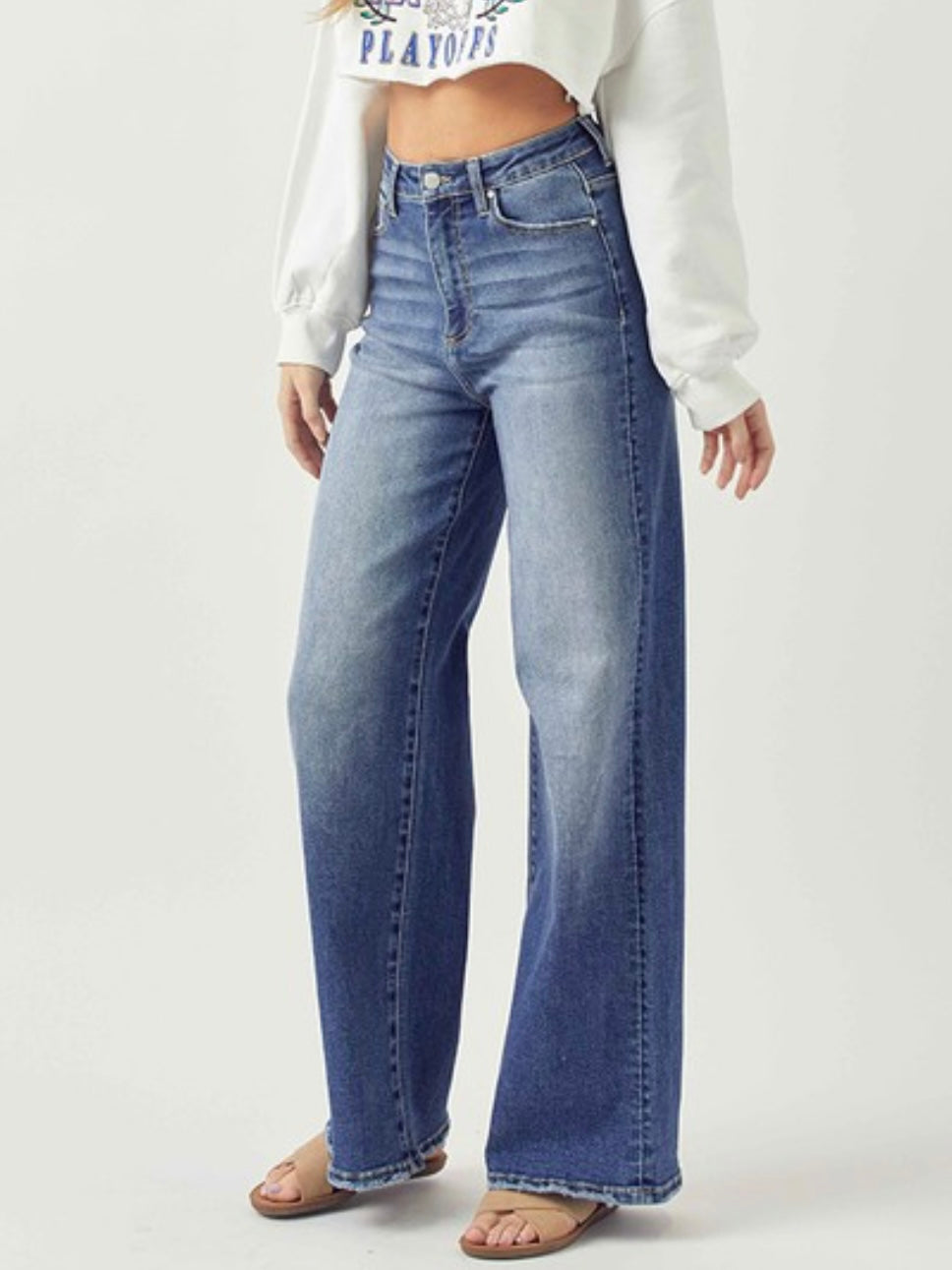 Coastal Breeze Wide Leg Jeans