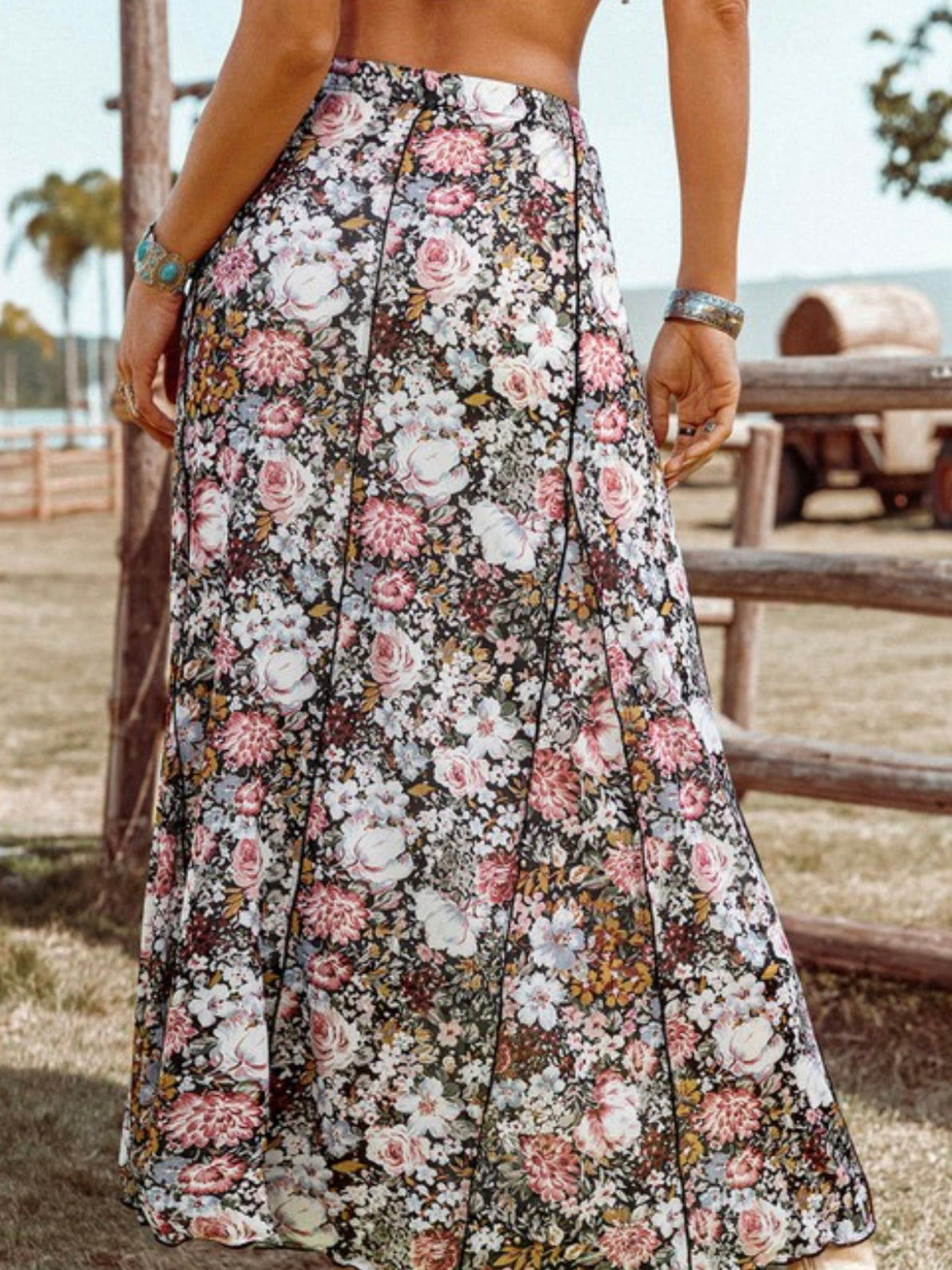 Eden Blossom Maxi Skirt