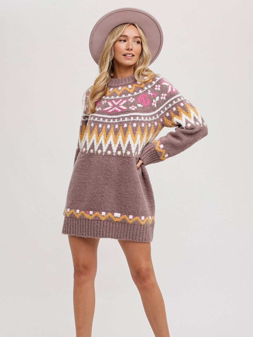 Ski Lodge Tunic Sweater