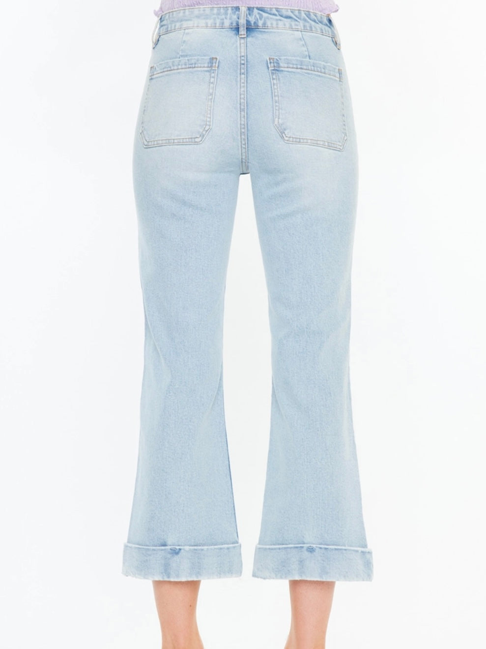 Double Pocket Crop Kancan Jeans