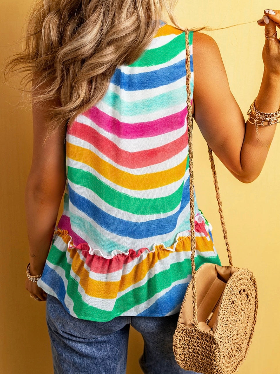 Candy Stripe Breeze Top