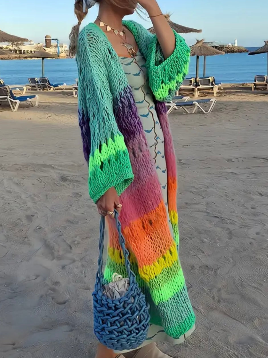 Boho Glow Knit Cardigan
