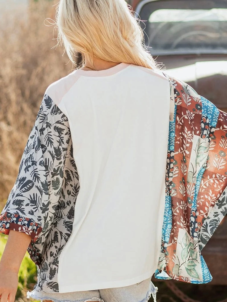 Desert Harmony Patchwork Tee