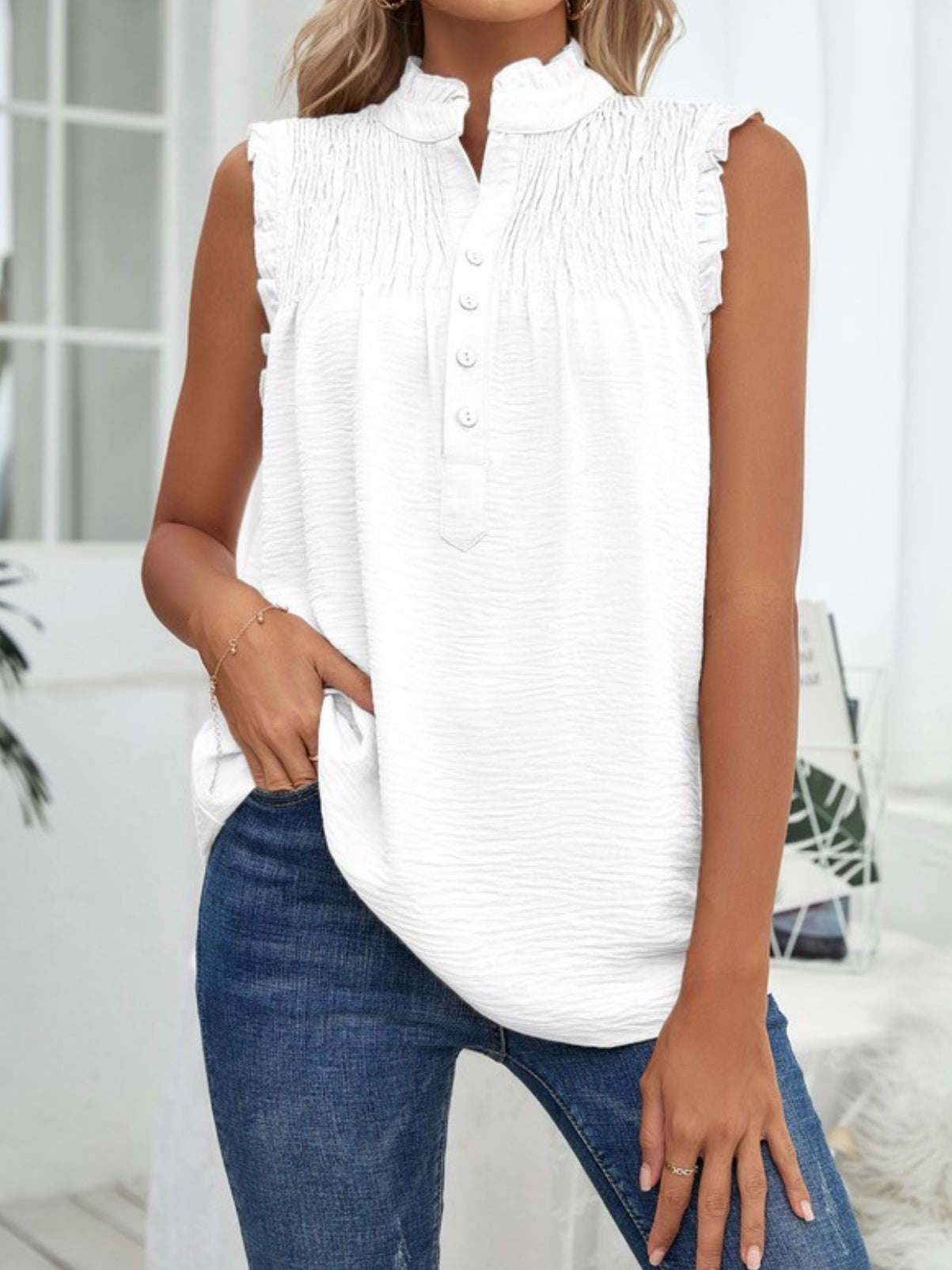 Rebecca Sleeveless Top