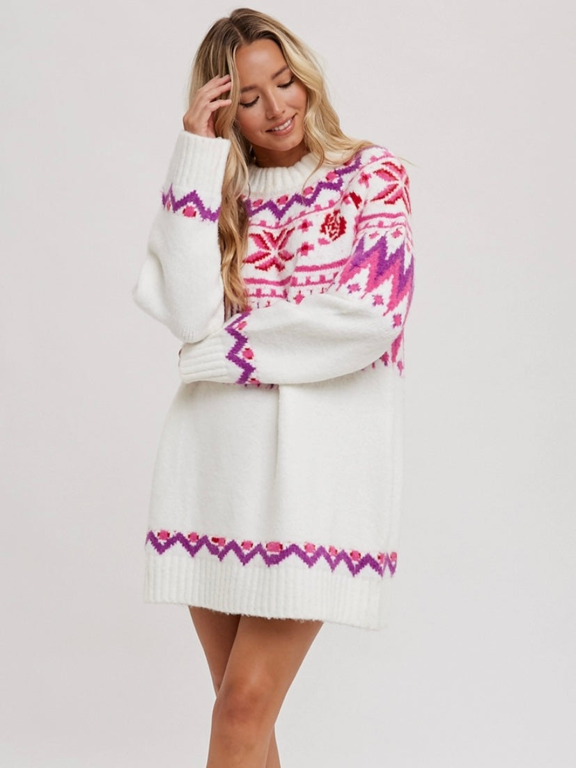 Ski Lodge Tunic Sweater
