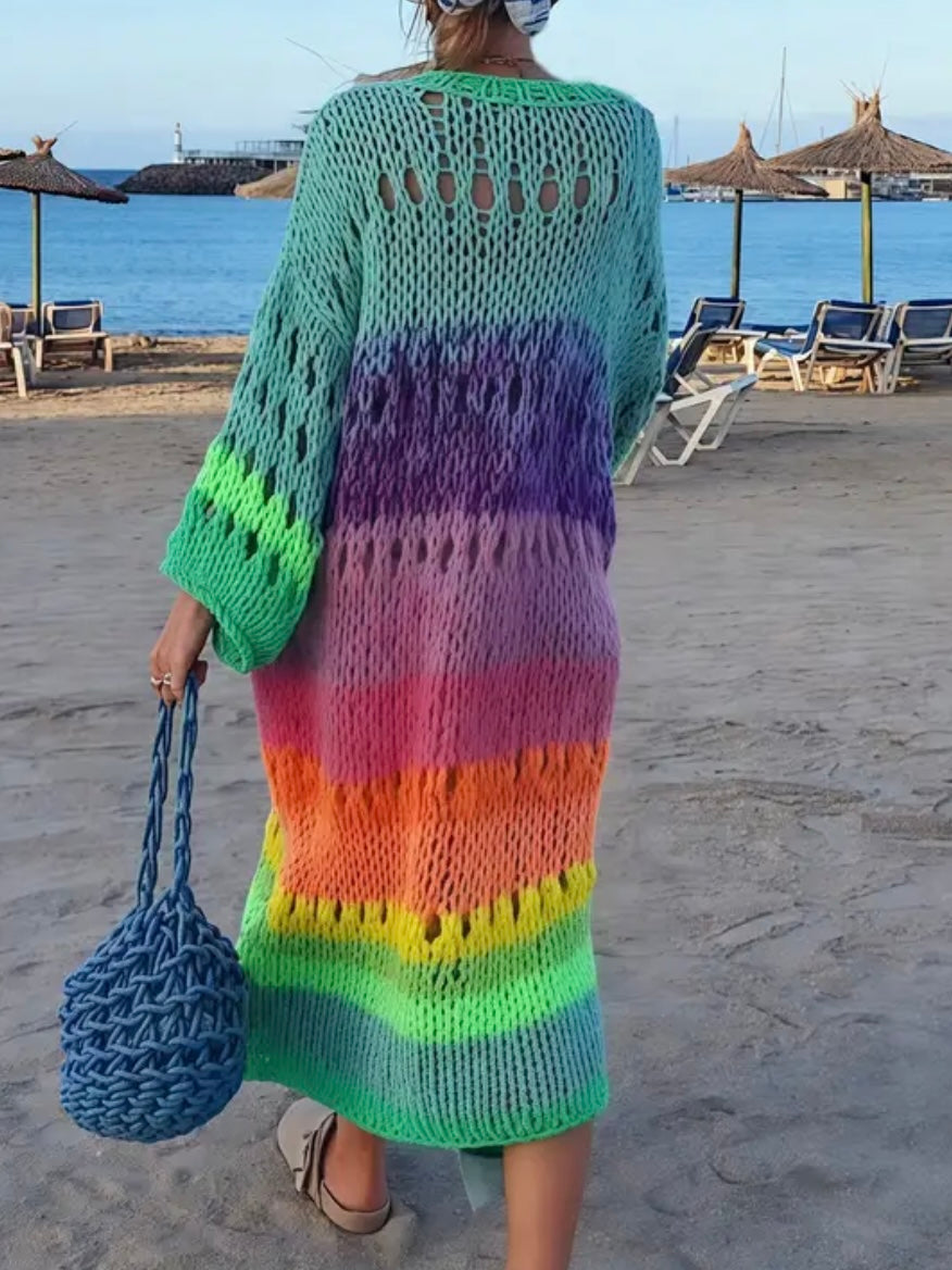 Boho Glow Knit Cardigan