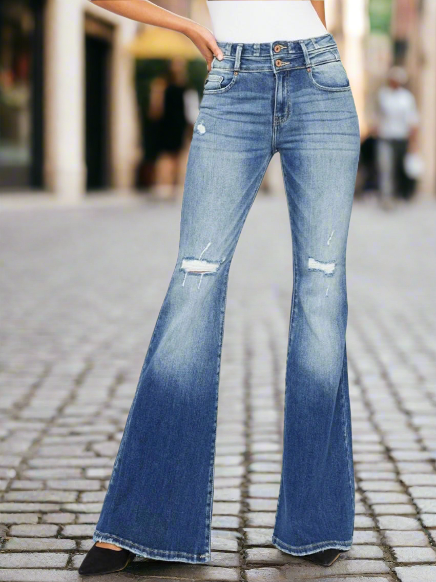 Helena High Rise Flare Jeans