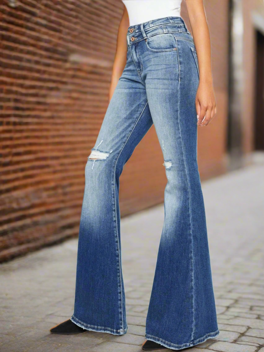 Helena High Rise Flare Jeans