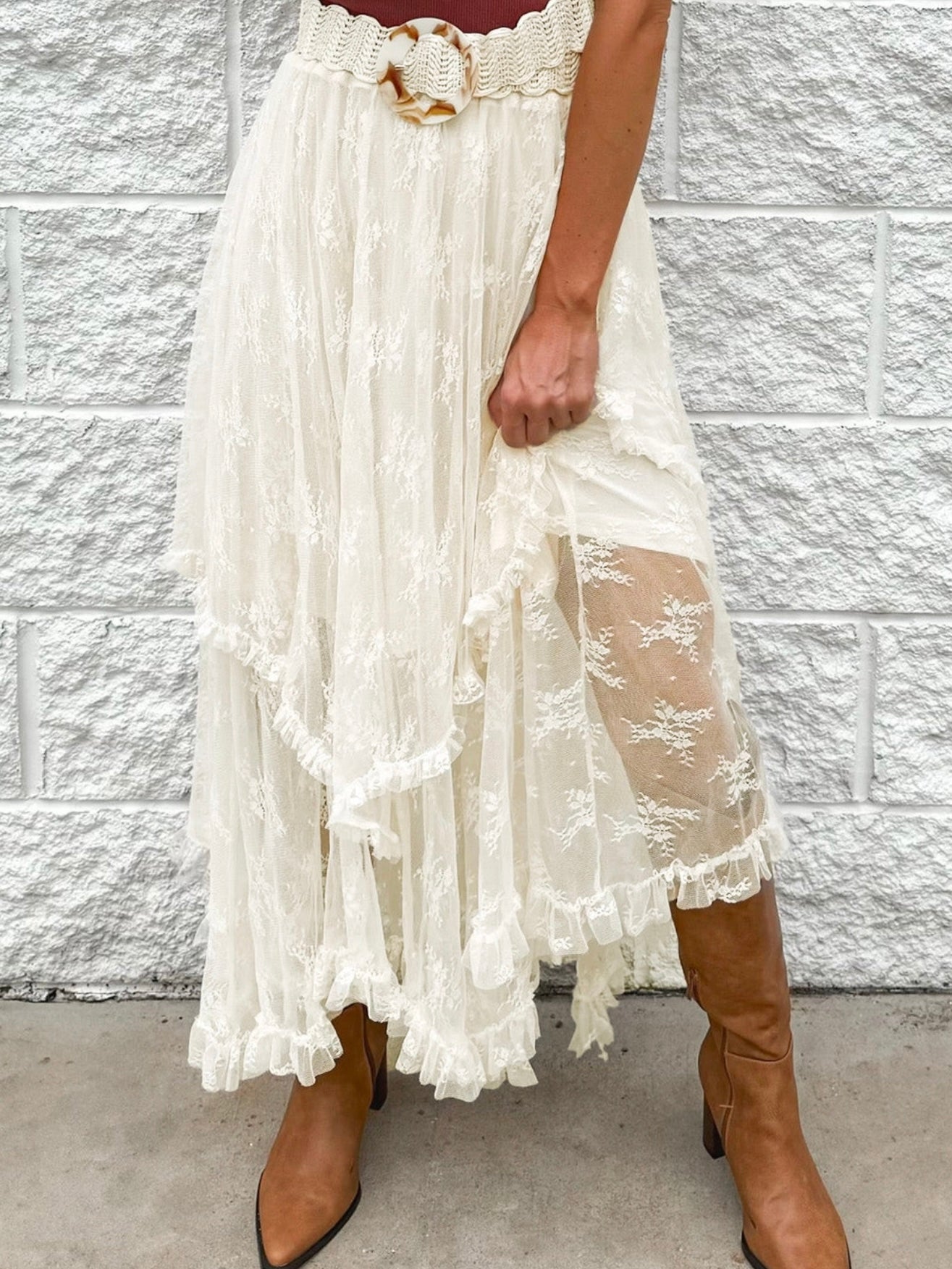 Sun Kiss Lace Skirt