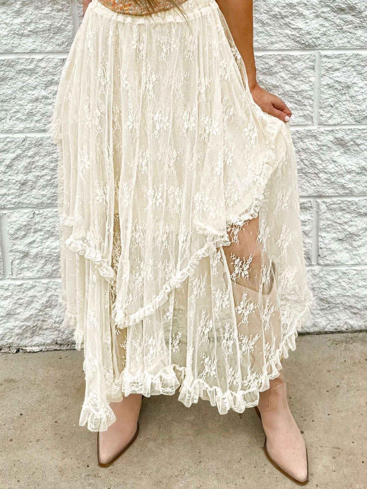Sun Kiss Lace Skirt